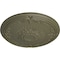 Ekena Millwork Athens Ceiling Medallion (Fits Canopies up to 3 5/8"), 26 1/4"OD x 3 1/4"P, Spartan Stone CM27ATSSF - alternate 3